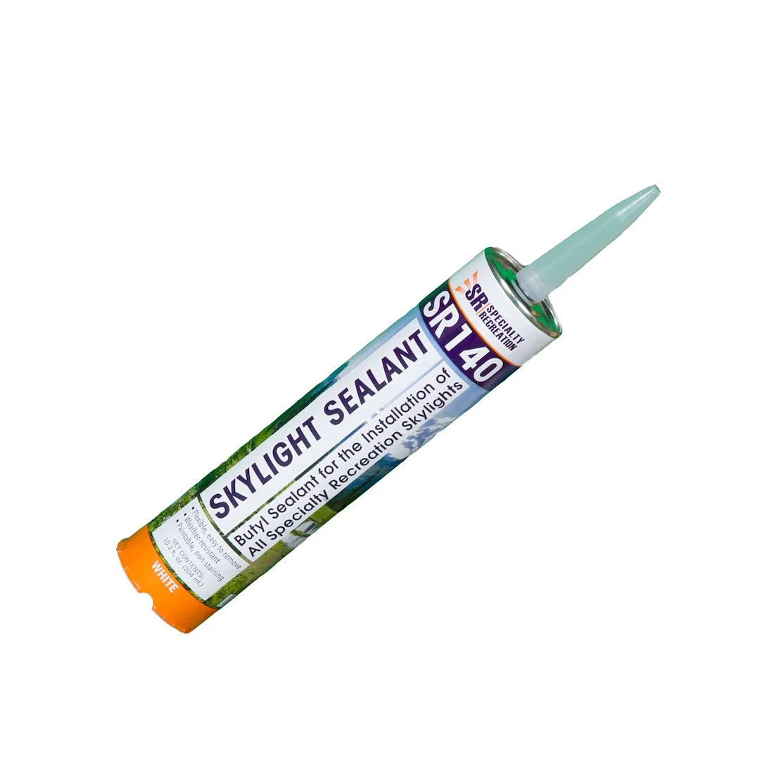SR140 – S.RECREATION Roof Sealant, Used To Seal Skylight Domes To Roof Compatible With All Roof Type Butyl White Will...